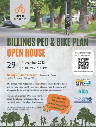 Ped Bike Master Plan Open House Flyer