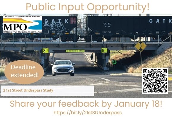 21st St. Underpass Public Outreach Graphic