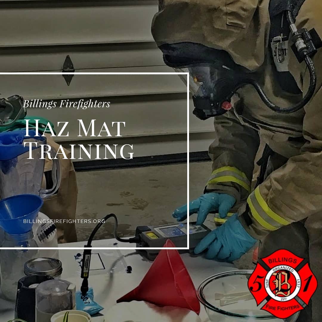 Billings Fire Department Trains on Hazardous Materials
